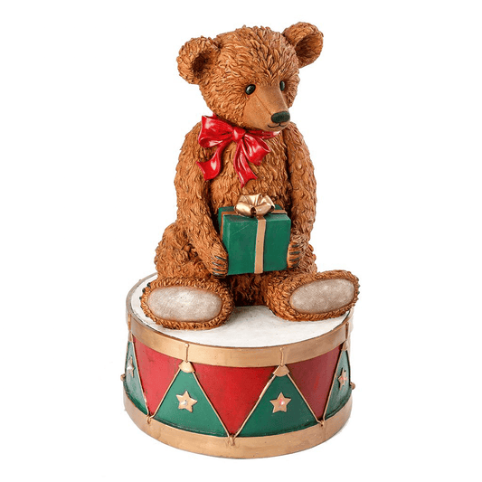 LED Battery Bear On Drum