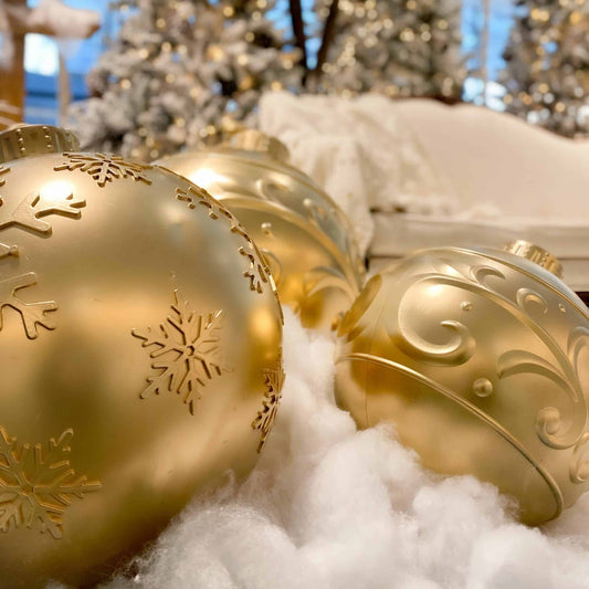 Gold Christmas Balls