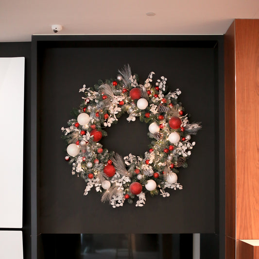 Merry and Bright Holiday Wreath