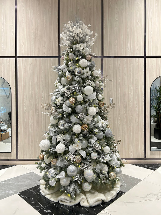 Snowy Opulence Christmas Tree toronto