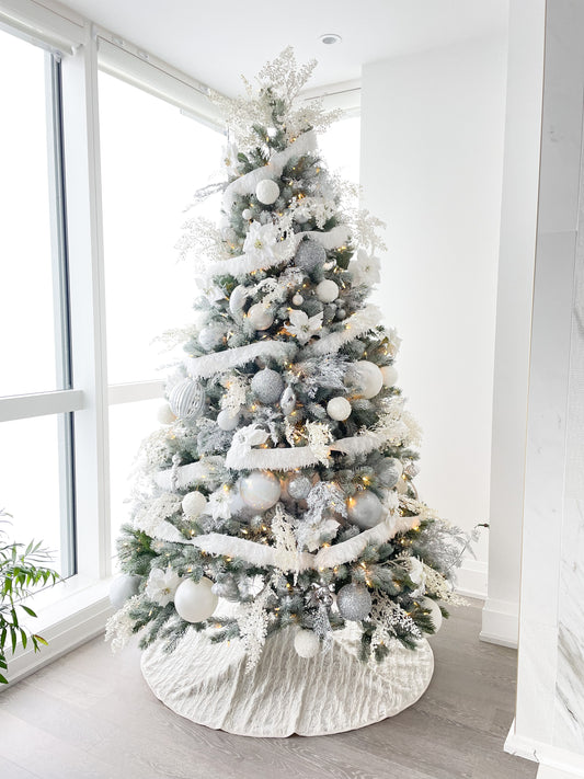 Snowy White Christmas Tree